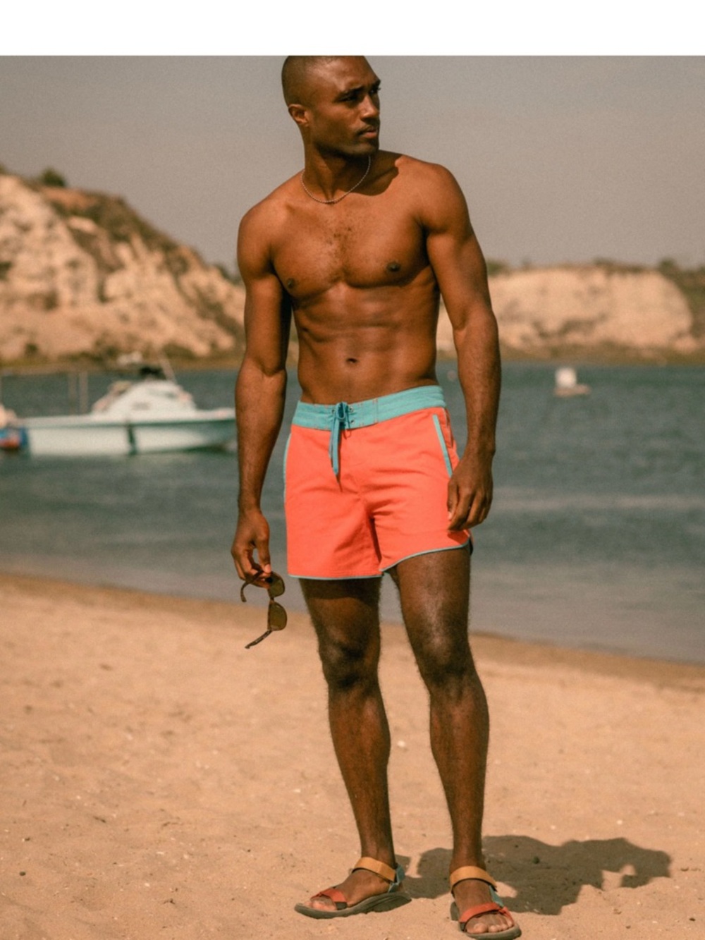 Men’s United by Blue Organic Throwback Board Shorts, Size 32